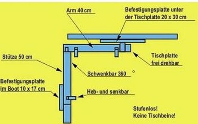 Tischgestell Lagun