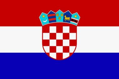 Gastlandflaggen 20x30 cm | Kroatien