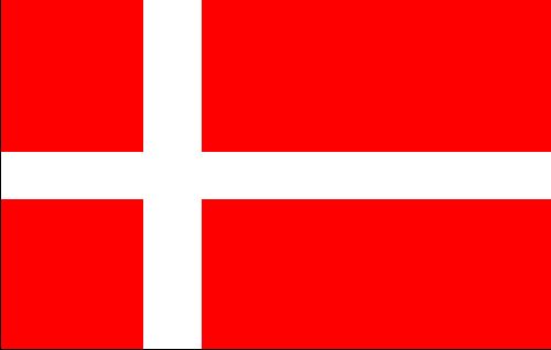 Gastlandflaggen 20x30 cm | Dänemark